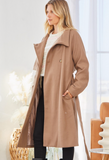 Womens Coffee Colored Trench Coat